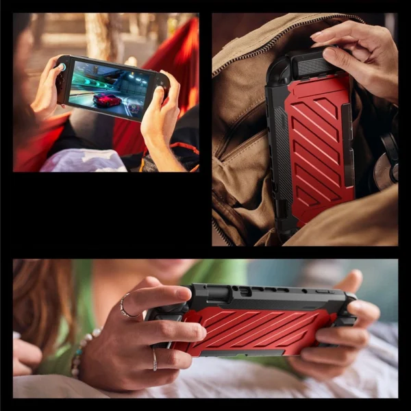 Supcase Unicorn Beetle Pro Case for Nintendo Switch 2 - Red and Blackeng