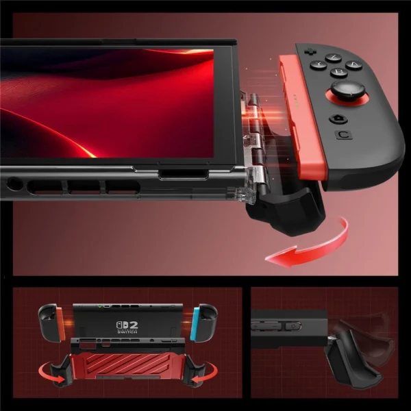 Supcase Unicorn Beetle Pro Case for Nintendo Switch 2 - Red and Blackeng