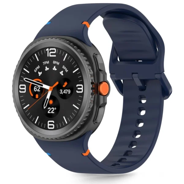 Tech-Protect Silicone Strap for Samsung Galaxy Watch 40/44/46 mm - Navy Blueeng