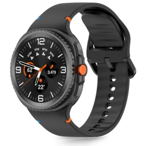 Tech-Protect Silicone Strap for Samsung Galaxy Watch 40/44/46 mm - Blackeng