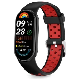 Tech-Protect IconBand Air Strap for Xiaomi Smart Band 8 / 9 / 10 / NFC - Black and Redeng