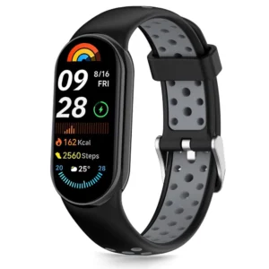 Tech-Protect IconBand Air Strap for Xiaomi Smart Band 8 / 9 / 10 / NFC - Black and Grayeng