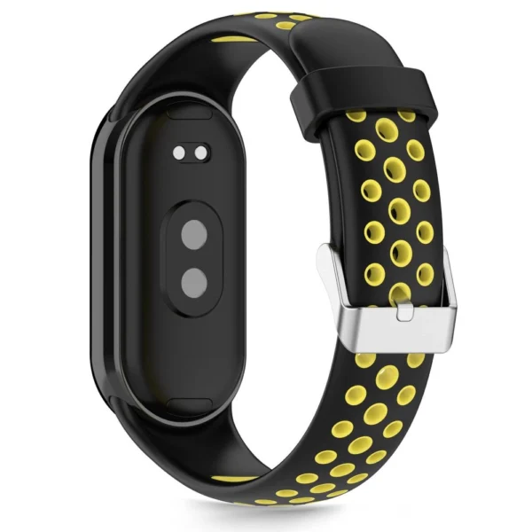 Tech-Protect IconBand Air Strap for Xiaomi Smart Band 8 / 9 / 10 / NFC - Black and Yelloweng