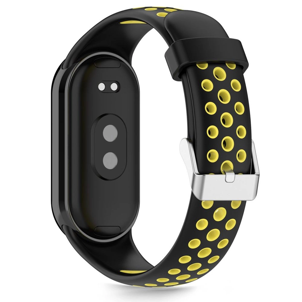 Tech-Protect IconBand Air Strap for Xiaomi Smart Band 8 / 9 / 10 / NFC - Black and Yelloweng