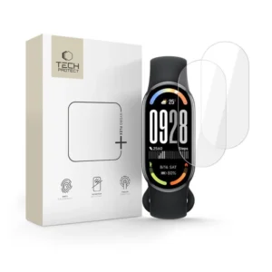 Tech-Protect Gydro Flex+ hydrogel film 2-pack for Xiaomi Smart Band 8 / 9 / 10 / NFC - transparenteng