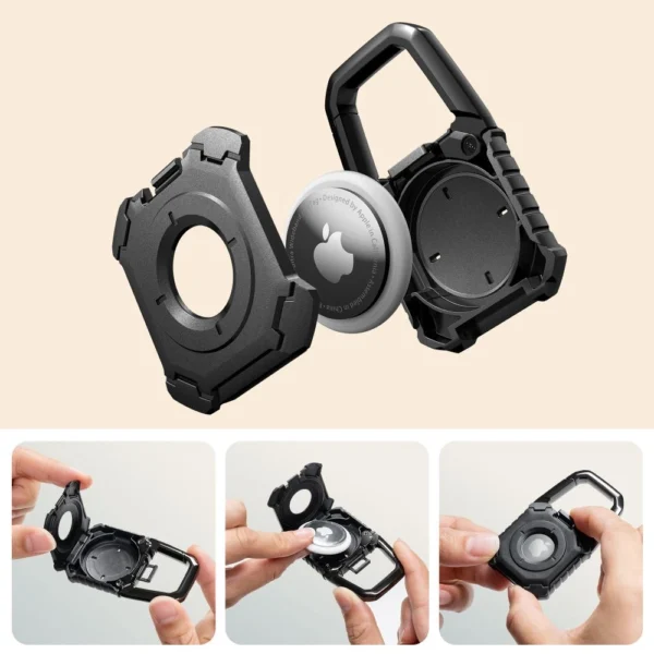 Tech-Protect Kevlar Case for Apple AirTag 1/2 - Blackeng
