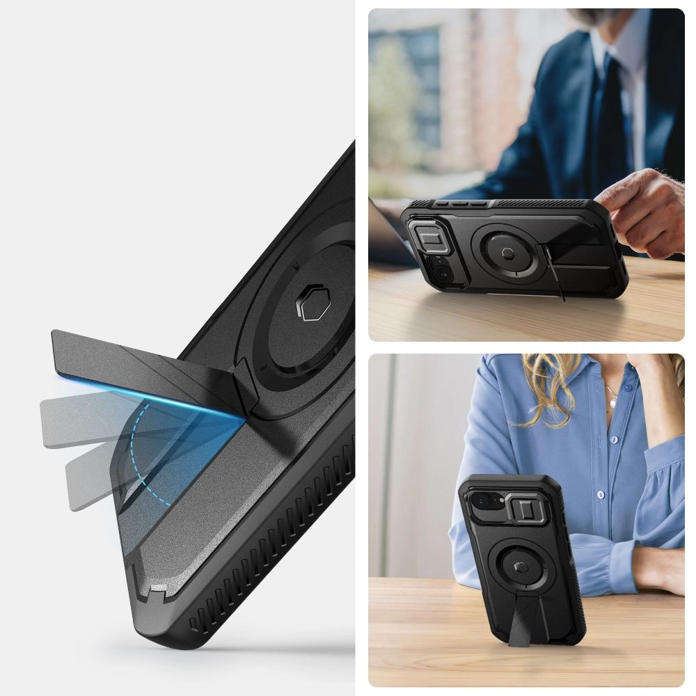 Tech-Protect Kevlar Magsafe Case for iPhone 16e - Blackeng