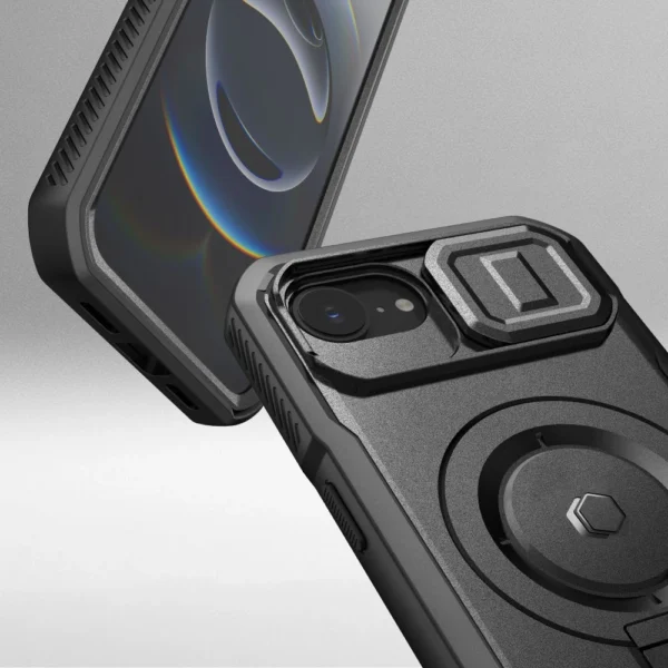 Tech-Protect Kevlar Magsafe Case for iPhone 16e - Blackeng