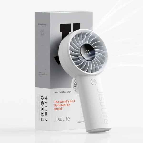 Jisulife Handheld Fan Life4 3600mAh Portable USB Fan - Grayeng