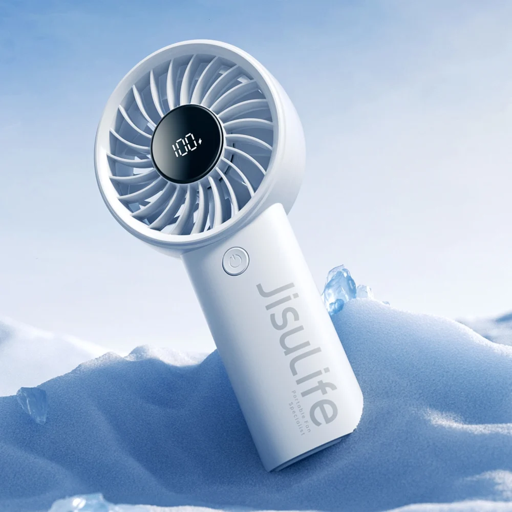 Jisulife Handheld Fan Life4 3600mAh Portable USB Fan - Grayeng