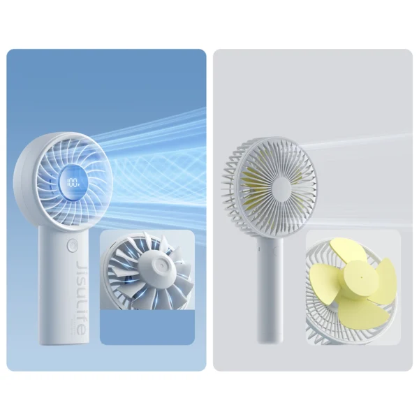 Jisulife Handheld Fan Life4 3600mAh Portable USB Fan - Grayeng