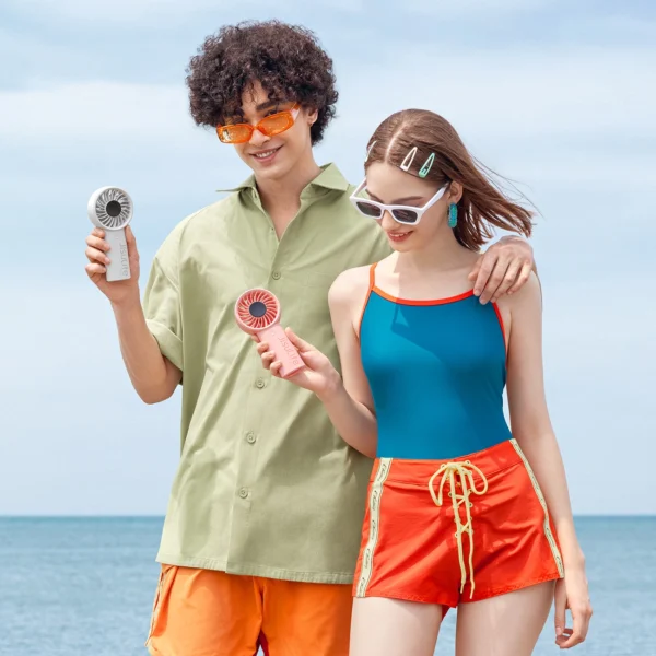 Jisulife Handheld Fan Life4 3600mAh Portable USB Fan - Grayeng