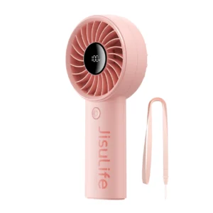 Jisulife Handheld Fan Life4 5000mAh Portable USB Fan - Pinkeng