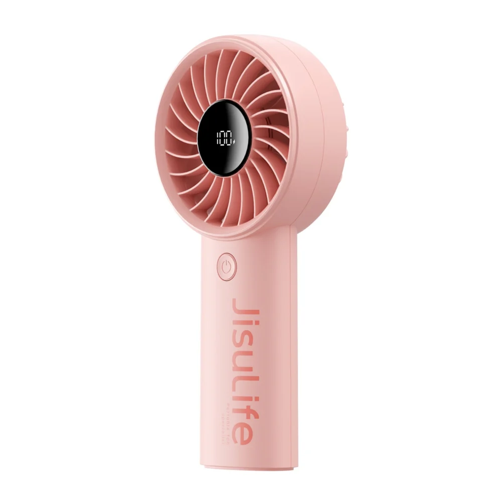 Jisulife Handheld Fan Life4 5000mAh Portable USB Fan - Pinkeng