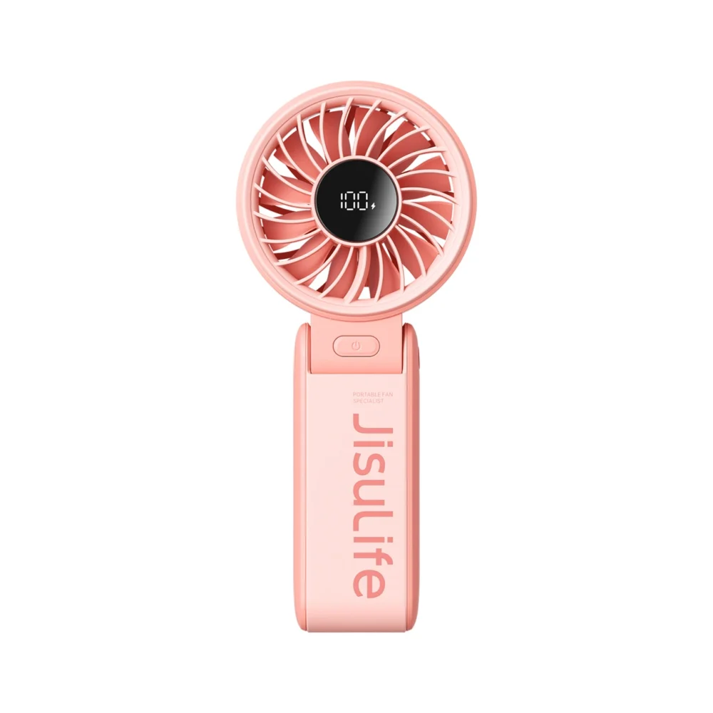 Jisulife Handheld Fan Life7 3600mAh Portable USB Fan - Pinkeng