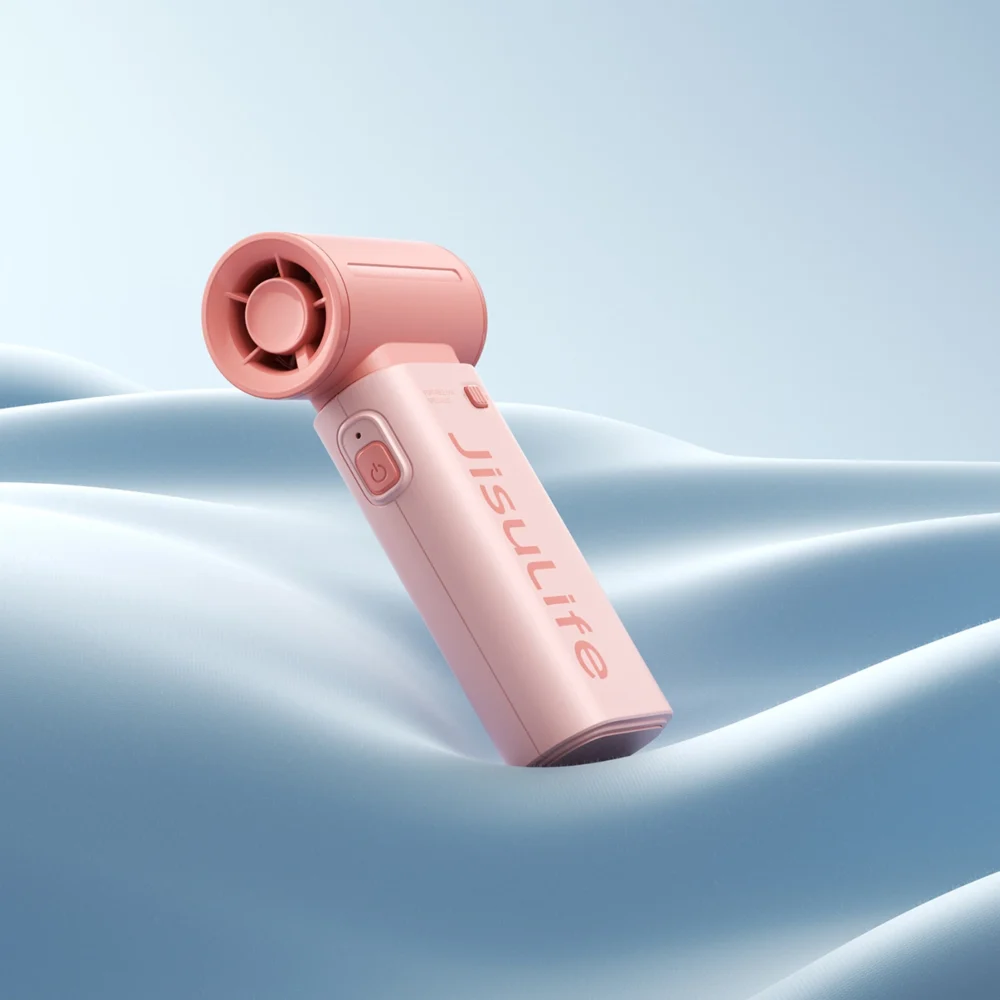 Jisulife Handheld Fan Life9 3600mAh Portable USB Fan - Pinkeng