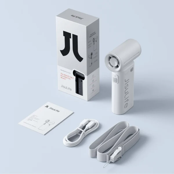 Jisulife Handheld Fan Life9 3600mAh Portable USB Fan - Grayeng