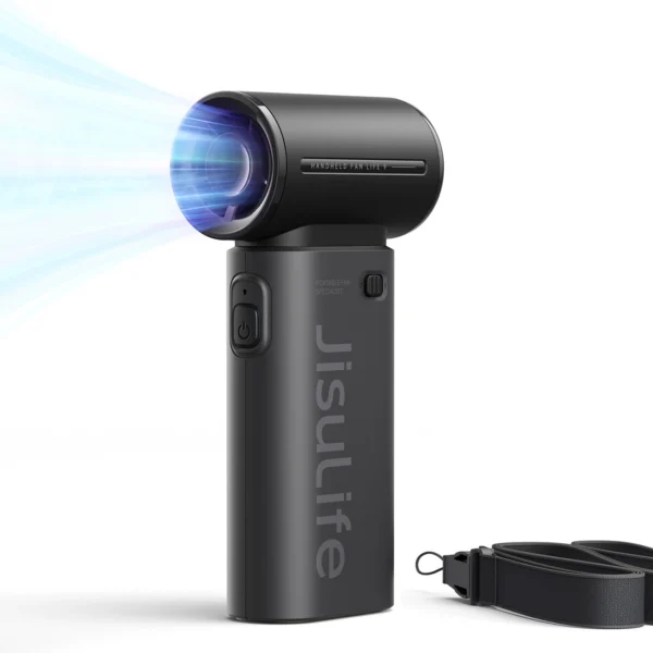 Jisulife Handheld Fan Life9 3600mAh Portable USB Fan - Blackeng