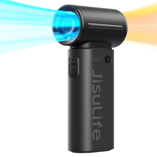 Jisulife Handheld Fan Life9 3600mAh Portable USB Fan - Blackeng
