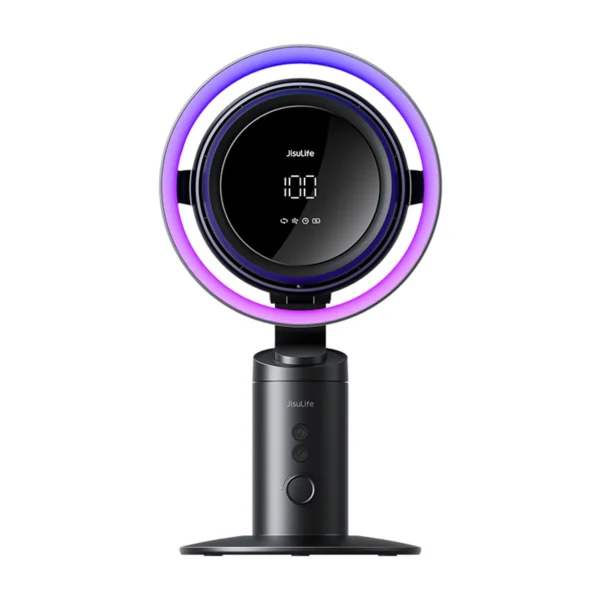 Jisulife Table Fan Pro3 10000mAh Desktop Turbine Fan with Filter - Dark Grayeng
