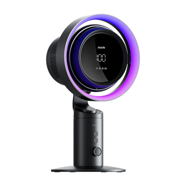 Jisulife Table Fan Pro3 10000mAh Desktop Turbine Fan with Filter - Dark Grayeng