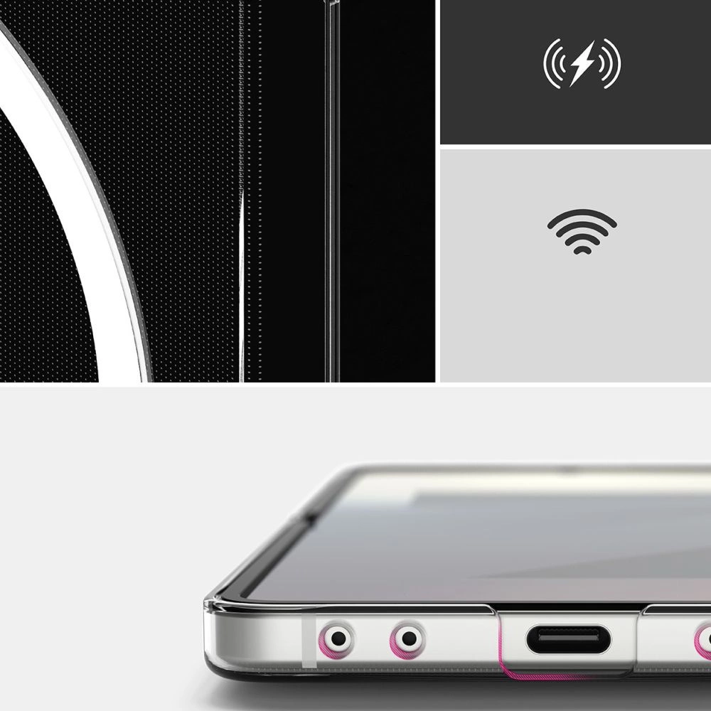 Ringke Slim Magnetic MagSafe Case for Samsung Galaxy Z Flip 7 - Transparenteng