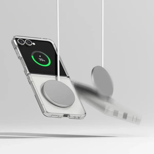 Ringke Fusion Magnetic MagSafe Case for Samsung Galaxy Z Flip 7 - Cleareng