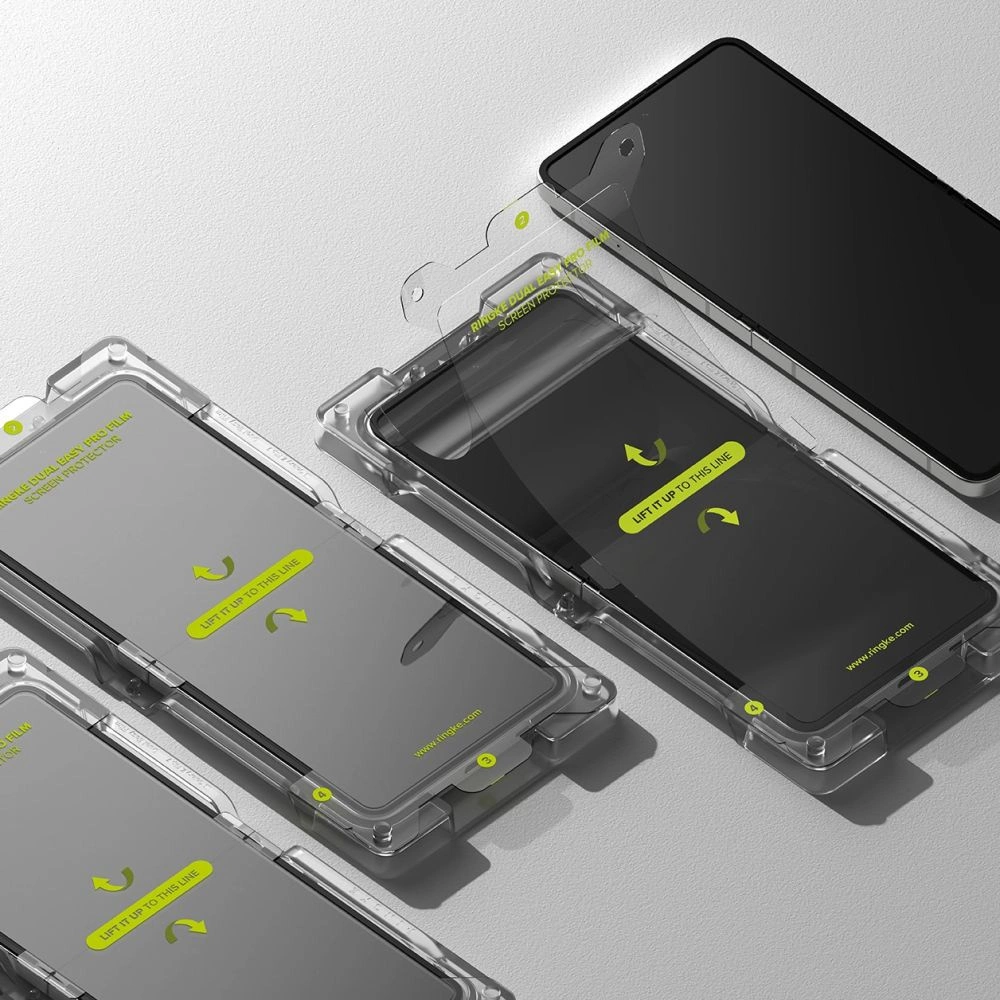Ringke Dual Easy Pro 2-pack protective film for Samsung Galaxy Z Flip 7 - transparenteng