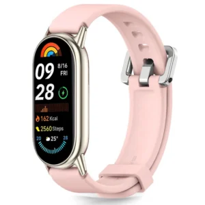 Tech-Protect IconBand Classic Strap for Xiaomi Smart Band 8 / 9 / 10 / NFC - Pinkeng