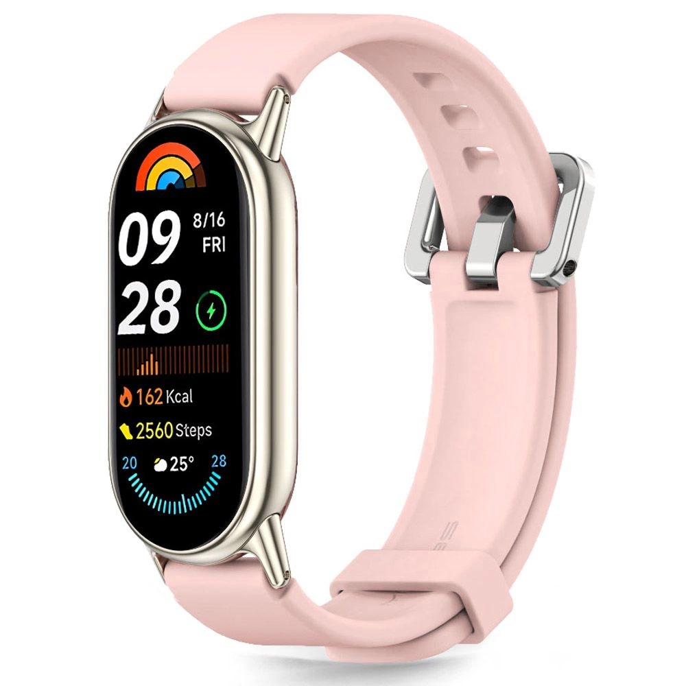 Tech-Protect IconBand Classic Strap for Xiaomi Smart Band 8 / 9 / 10 / NFC - Pinkeng
