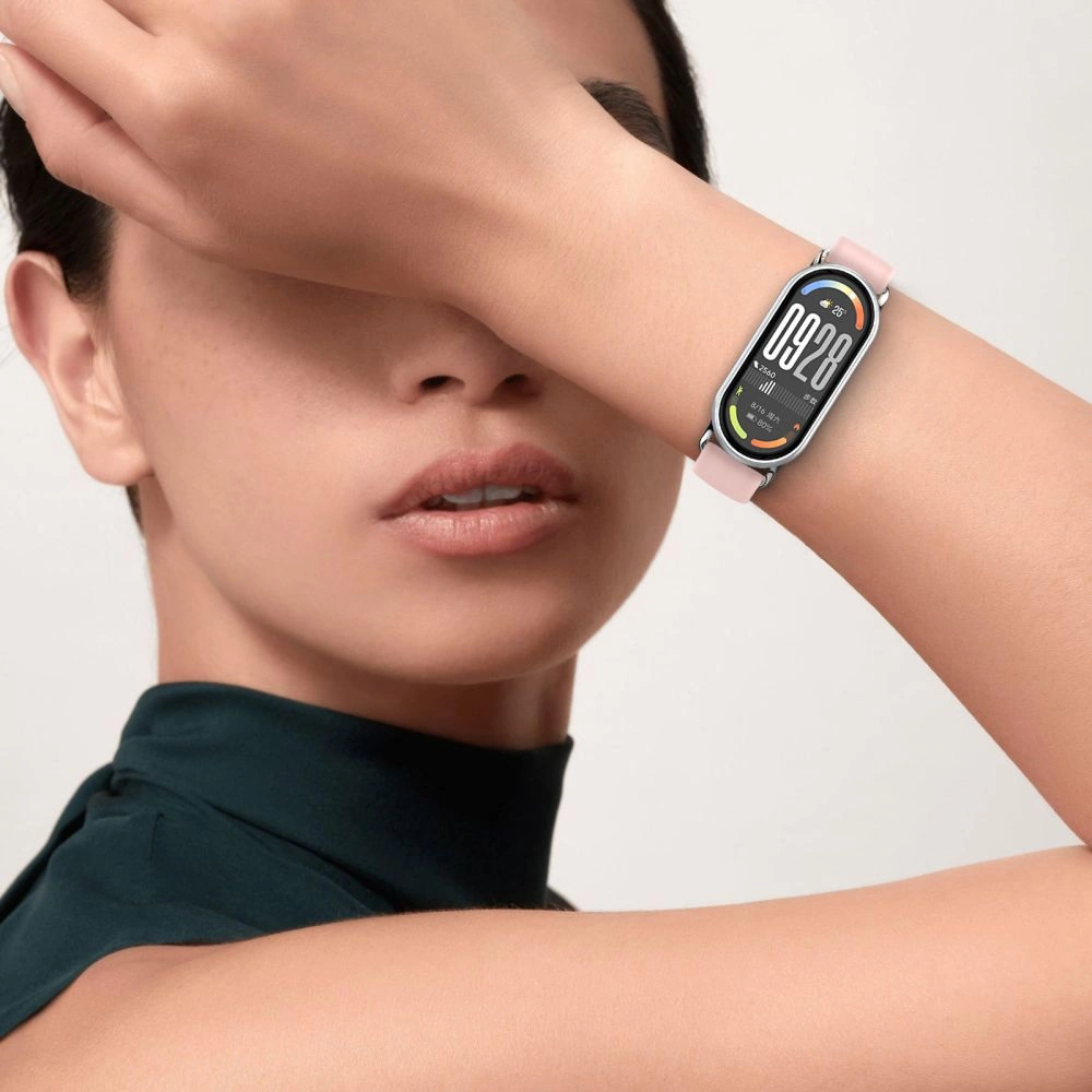 Tech-Protect IconBand Classic Strap for Xiaomi Smart Band 8 / 9 / 10 / NFC - Pinkeng