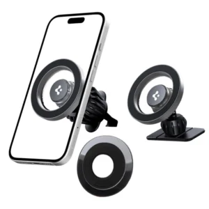 Spigen MFT13 MagSafe Car Holder for Cockpit or Air Vent - Silvereng