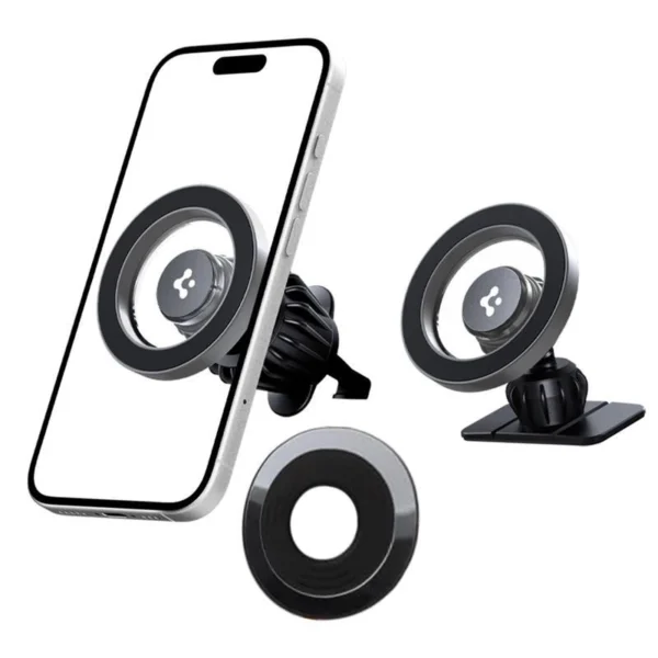 Spigen MFT13 MagSafe Car Holder for Cockpit or Air Vent - Silvereng