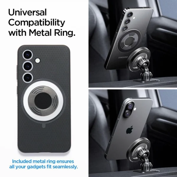 Spigen MFT13 MagSafe Car Holder for Cockpit or Air Vent - Blackeng