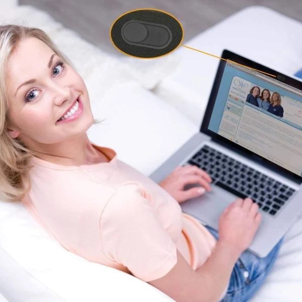 Tech-Protect Cam Fit+ 3-pack laptop camera cover - blackeng