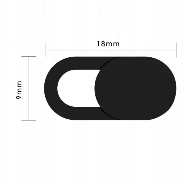 Tech-Protect Cam Fit+ 3-pack laptop camera cover - blackeng