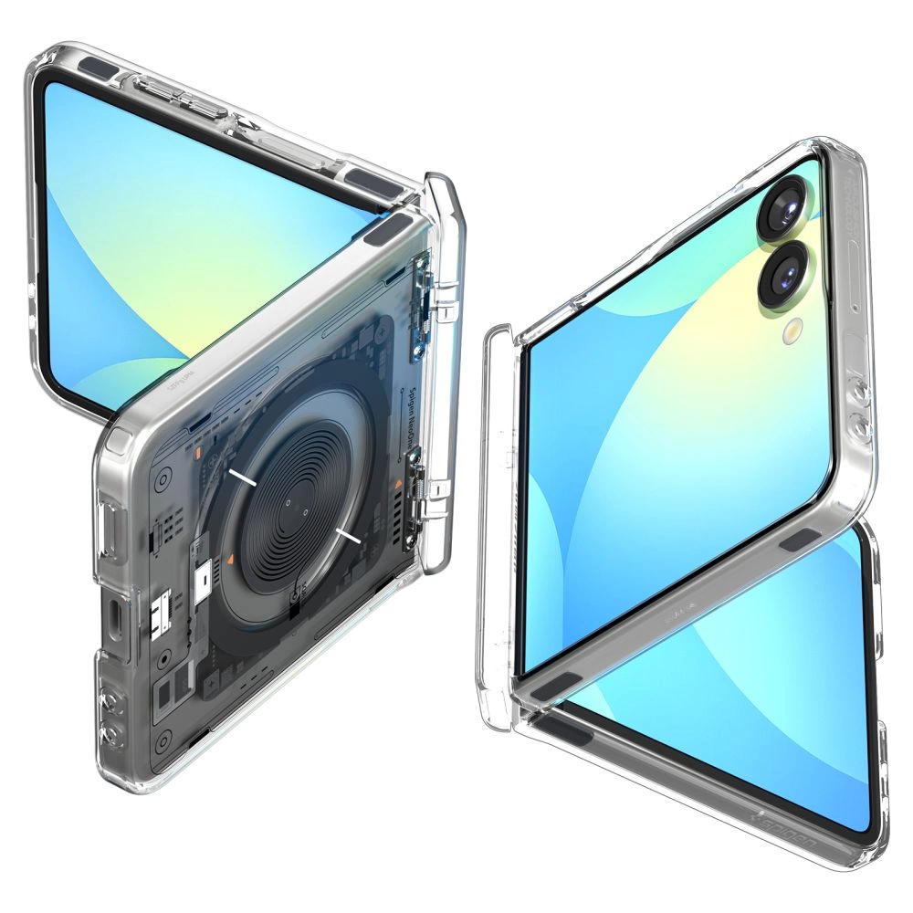 Spigen Ultra Hybrid Pro MagSafe Case for Samsung Galaxy Z Flip 7 Zero One - Transparenteng