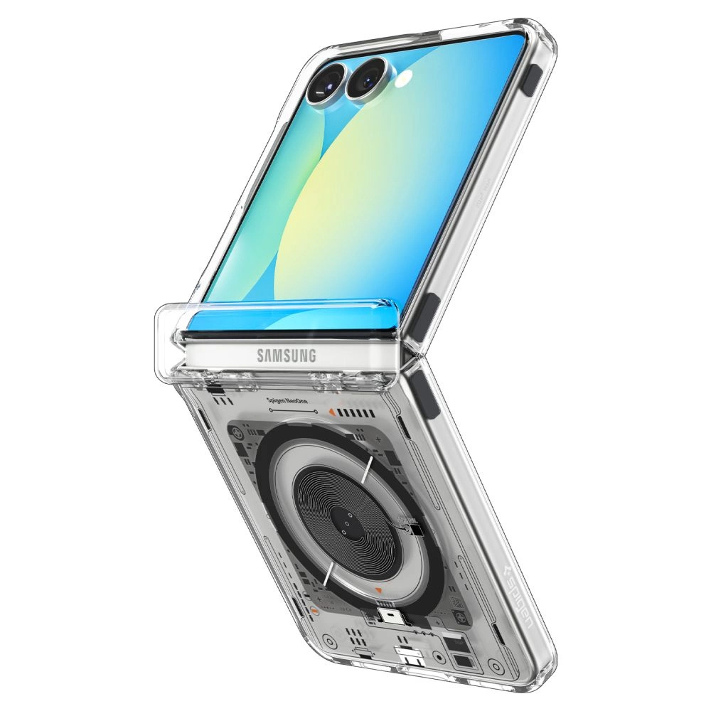 Spigen Ultra Hybrid Pro MagSafe Case for Samsung Galaxy Z Flip 7 Zero One - Transparenteng
