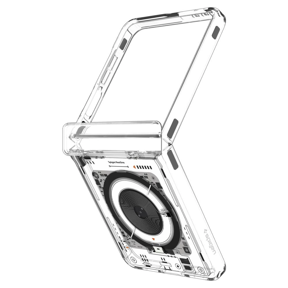 Spigen Ultra Hybrid Pro MagSafe Case for Samsung Galaxy Z Flip 7 Zero One - Transparenteng