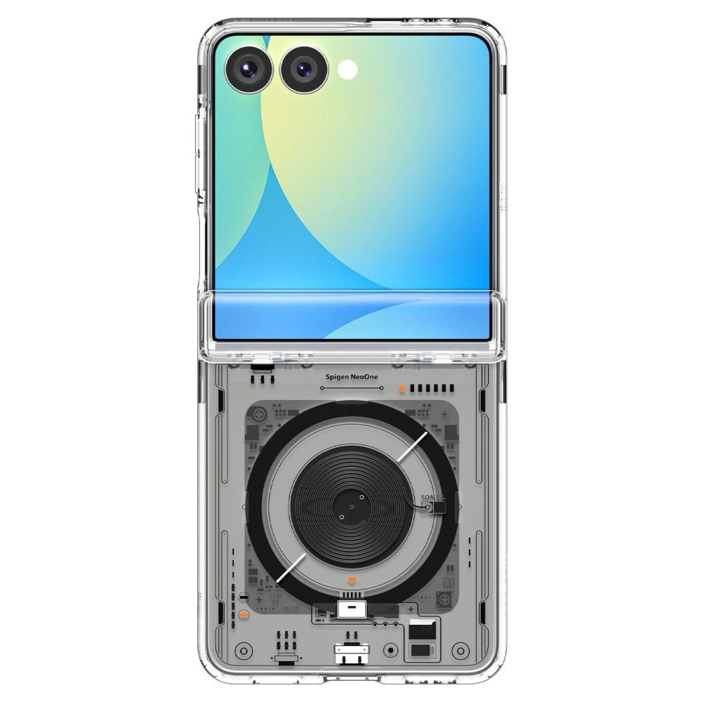 Spigen Ultra Hybrid Pro MagSafe Case for Samsung Galaxy Z Flip 7 Zero One - Transparenteng