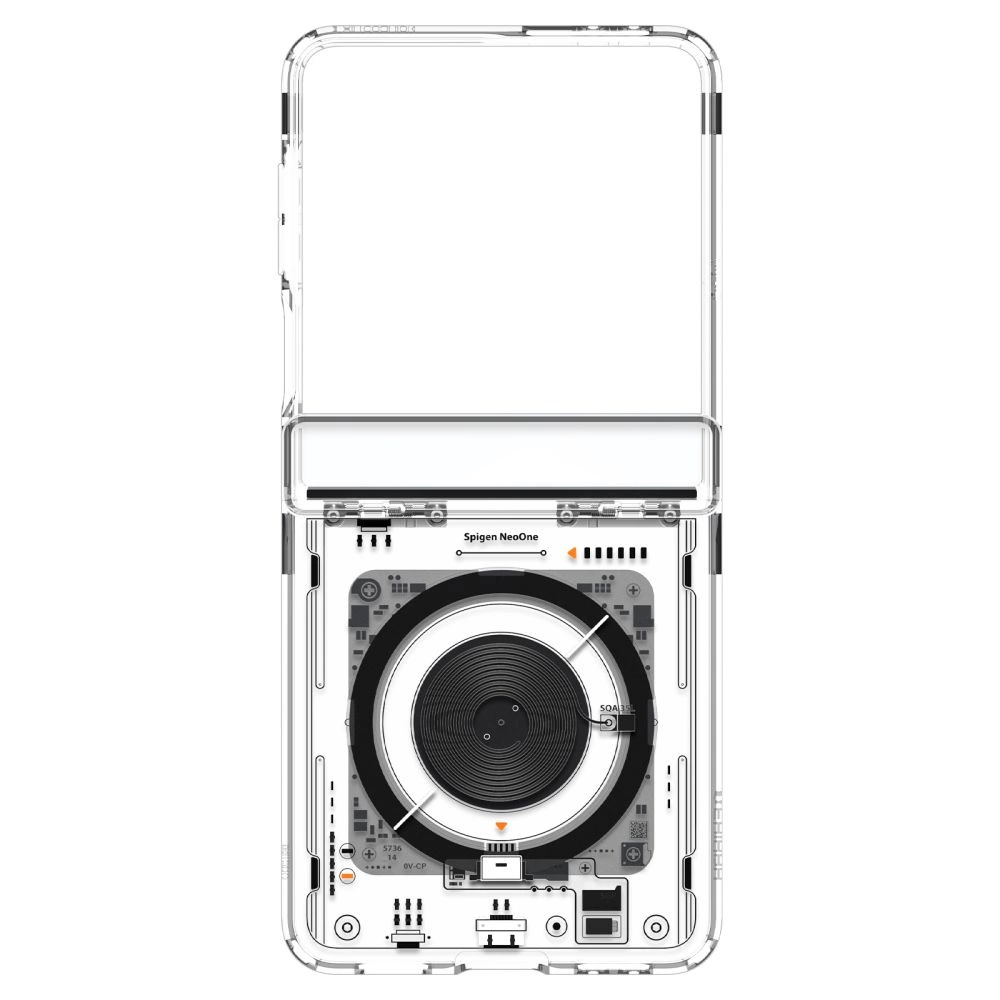 Spigen Ultra Hybrid Pro MagSafe Case for Samsung Galaxy Z Flip 7 Zero One - Transparenteng