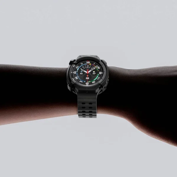 Spigen Rugged Armor Case for Samsung Galaxy Watch 8 Classic 46mm - Matte Blackeng