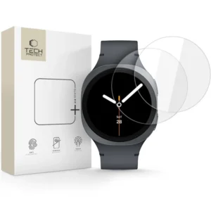 Tech-Protect Glass Fit+ 2-pack tempered glass for Samsung Galaxy Watch 8 44 mm - transparenteng