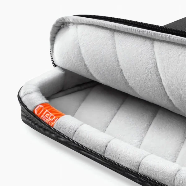 Tech-Protect Defender Bag for 15-16 Laptop - Black and Orangeeng