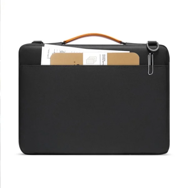 Tech-Protect Defender Bag for 15-16 Laptop - Black and Orangeeng