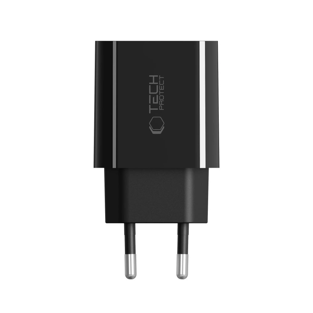 Tech-Protect NC20W USB-C 1-Port PD20W Wall Charger - Blackeng
