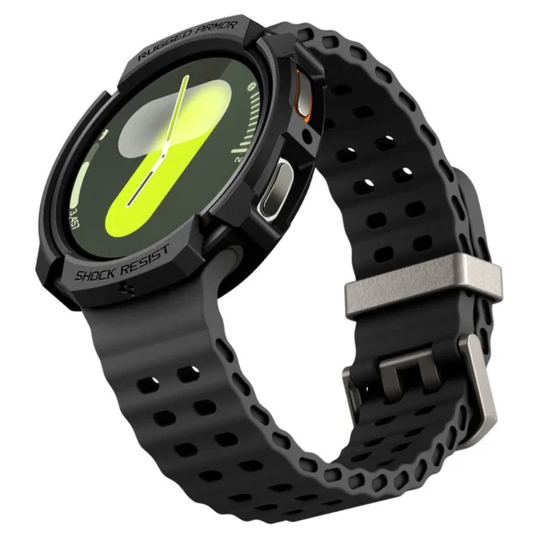 Spigen Rugged Armor Case for Samsung Galaxy Watch 8 44mm - Matte Blackeng
