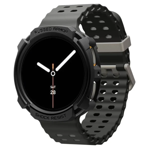 Spigen Rugged Armor Case for Samsung Galaxy Watch 8 44mm - Matte Blackeng