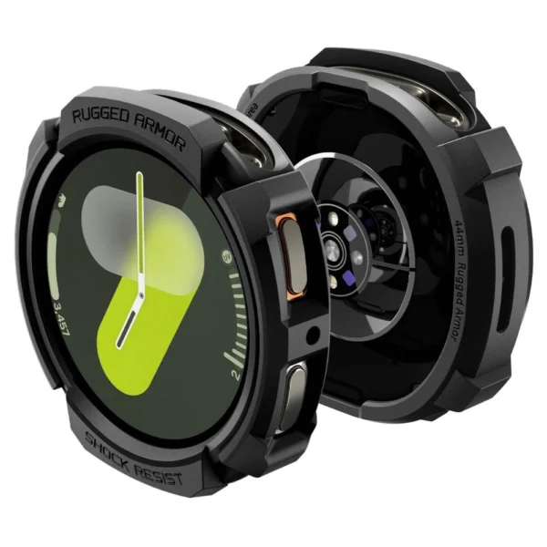 Spigen Rugged Armor Case for Samsung Galaxy Watch 8 44mm - Matte Blackeng