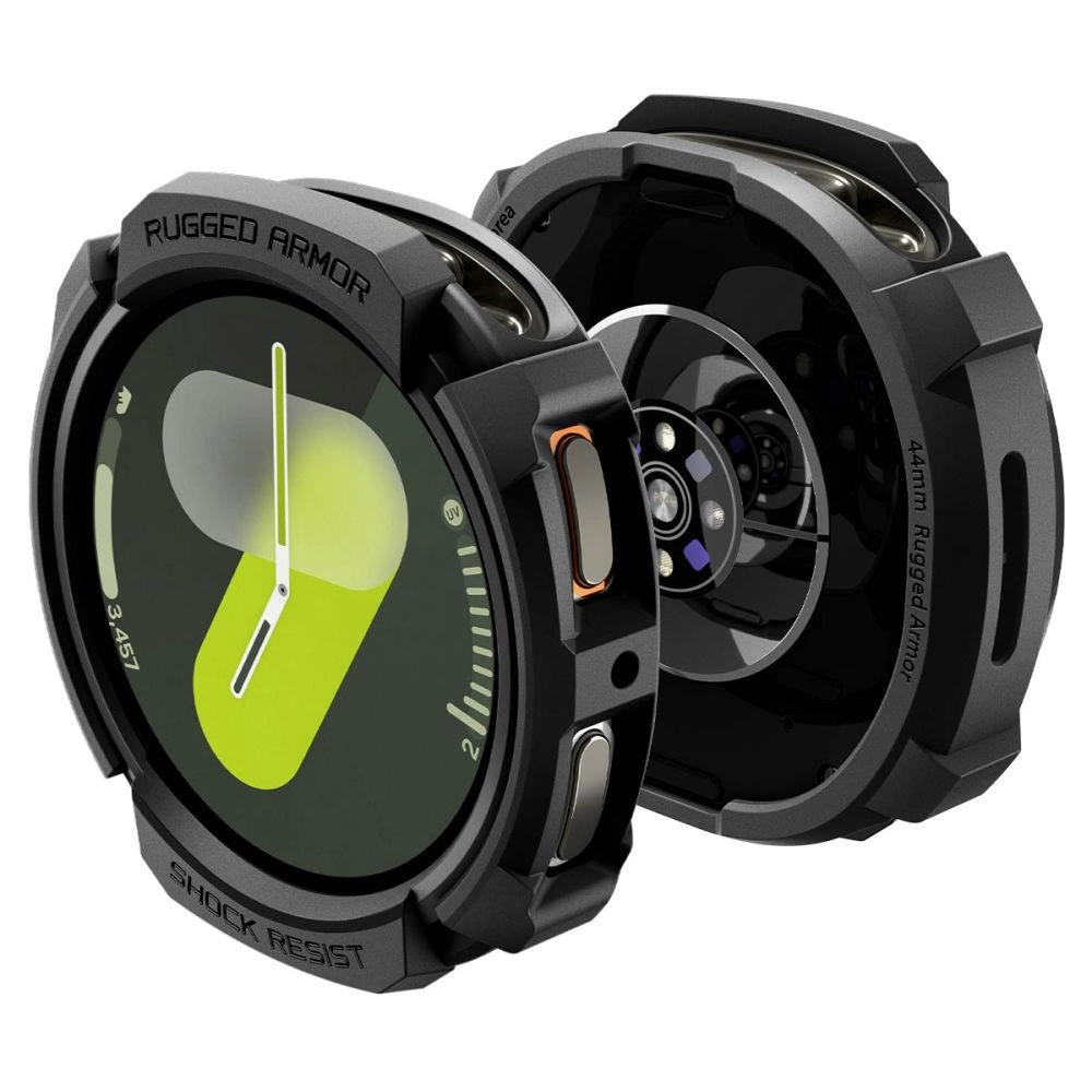 Spigen Rugged Armor Case for Samsung Galaxy Watch 8 44mm - Matte Blackeng